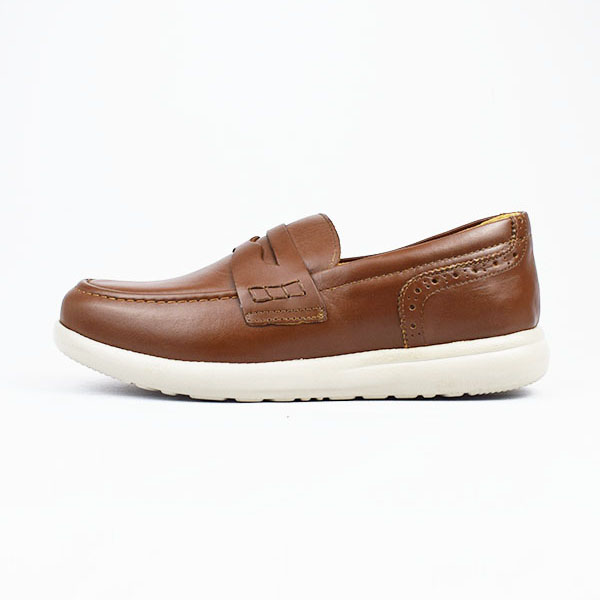 Mocassin confort 105 marron cuir .......... Chaussures confort Maroc